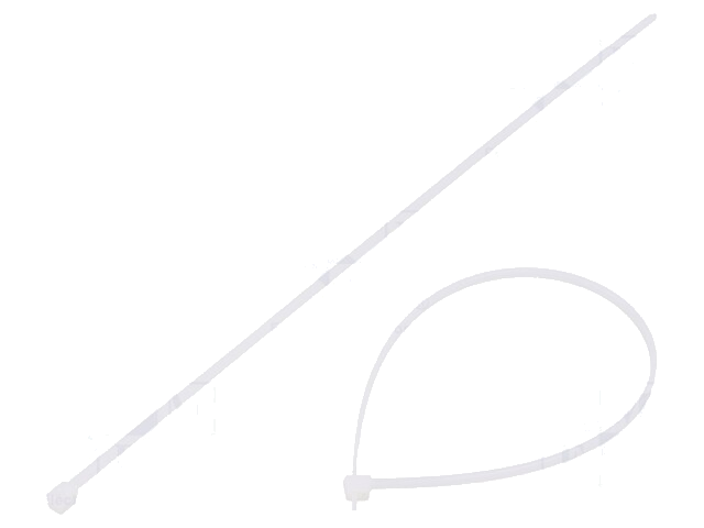 Kabelbinder; L: 240mm; W: 2,8mm; polyamide; 110N; natuurlijk Kabelbinder; L: 240mm; W: 2,8mm; polyamide; 110N; natuurlijk